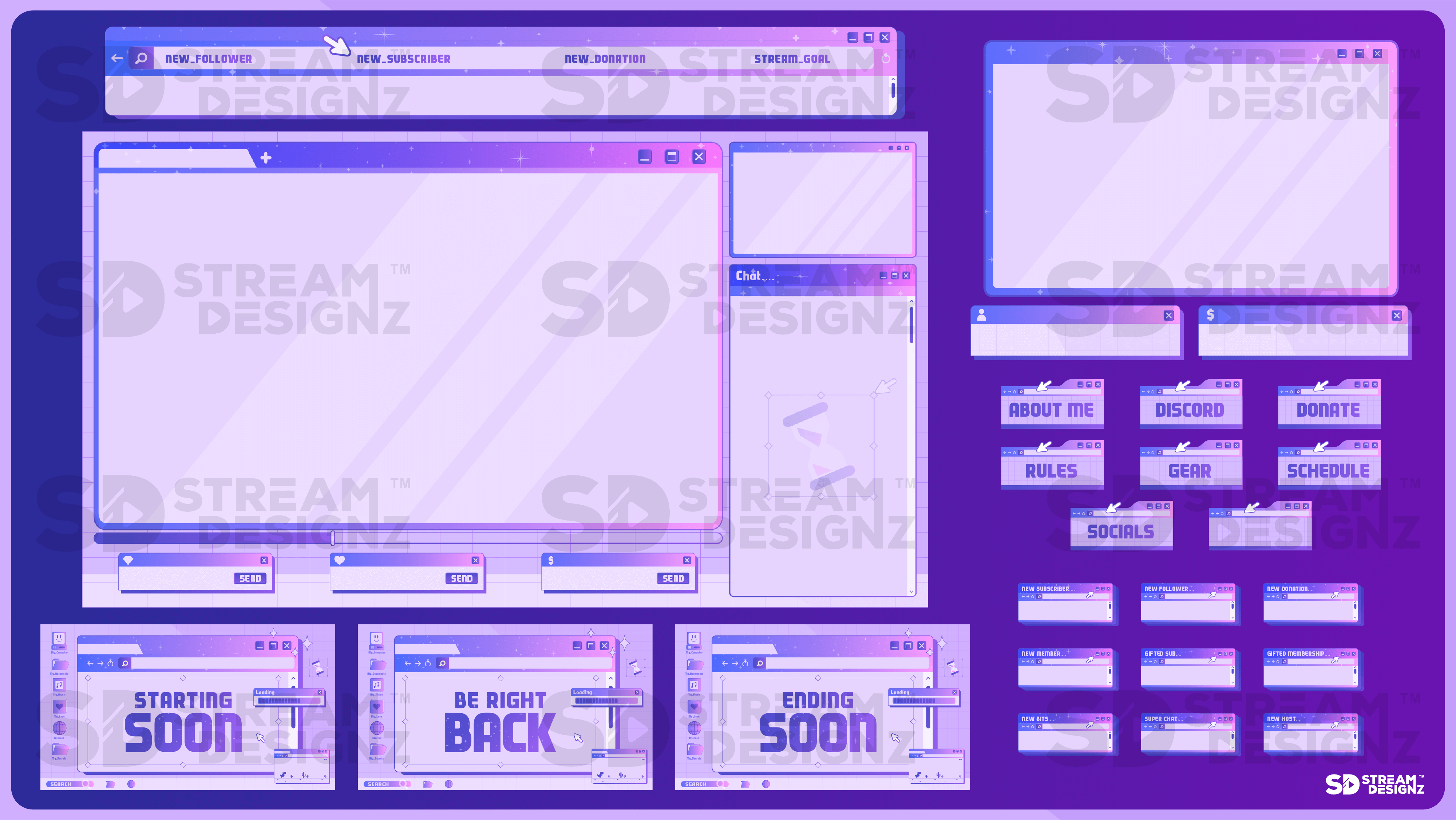 playful y2k overlay patterns