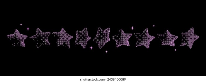 purple star wallpaper y2k 0076