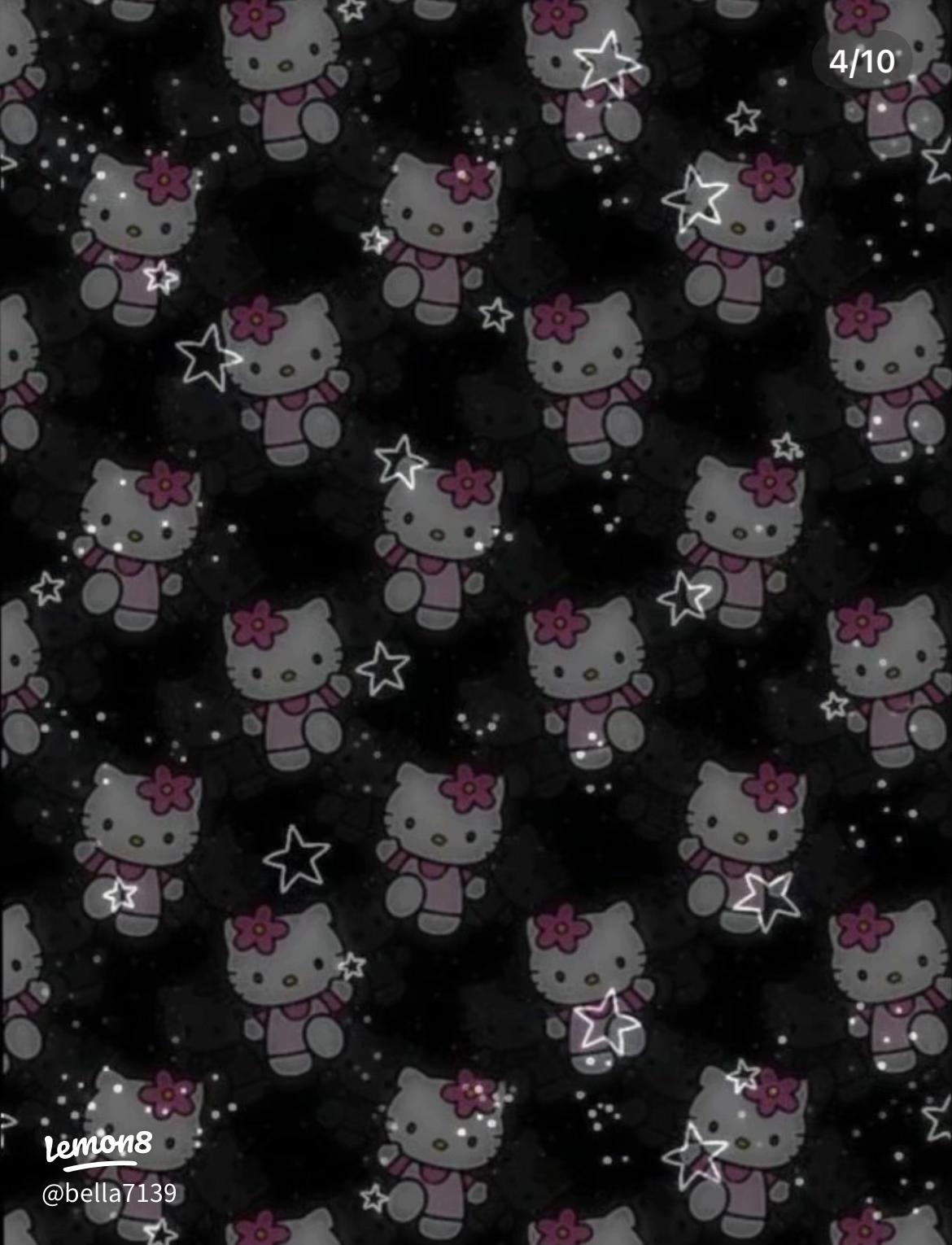 red Hello Kitty wallpaper y2k 0021