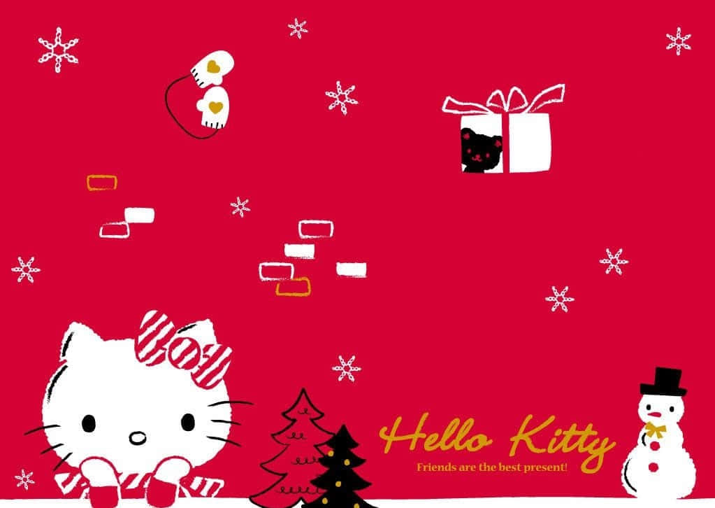 red Hello Kitty wallpaper y2k 0077