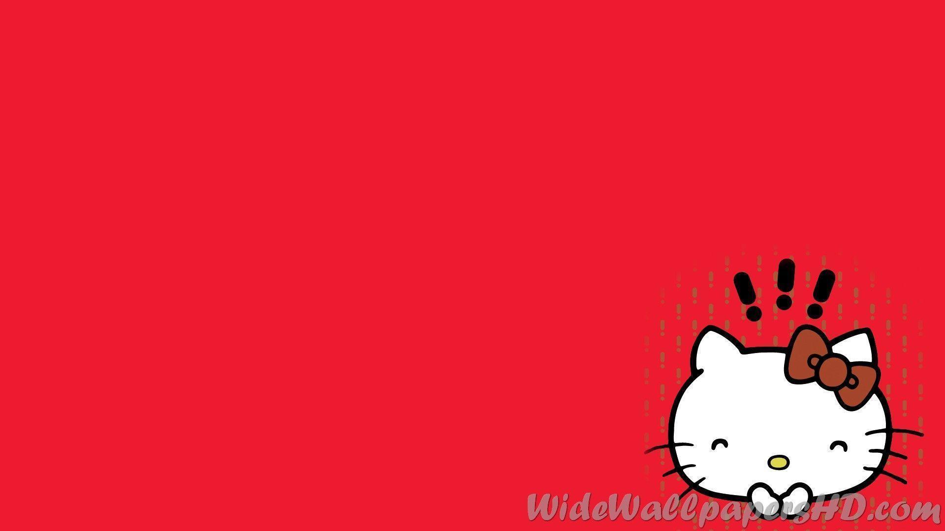 red Hello Kitty wallpaper y2k 0085