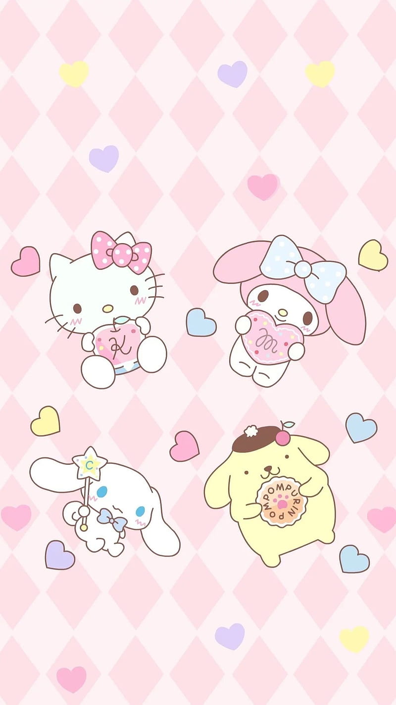 red Hello Kitty wallpaper y2k 0087