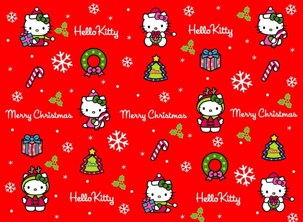 red Hello Kitty wallpaper y2k 0088