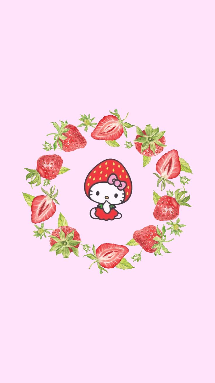 red Hello Kitty wallpaper y2k 0099