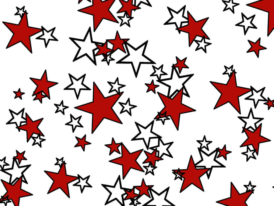 red star wallpaper y2k 0021