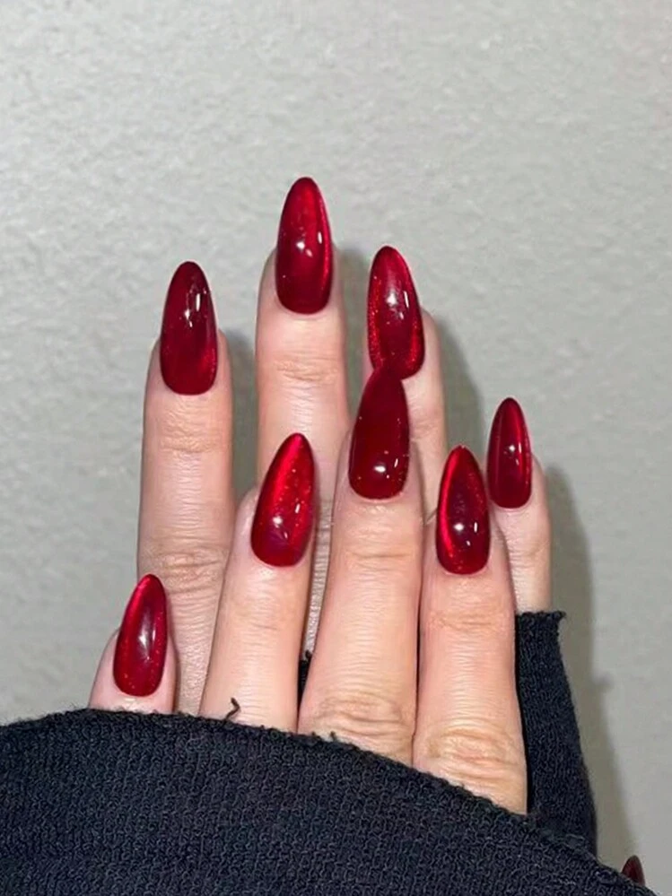 red y2k nails 0053