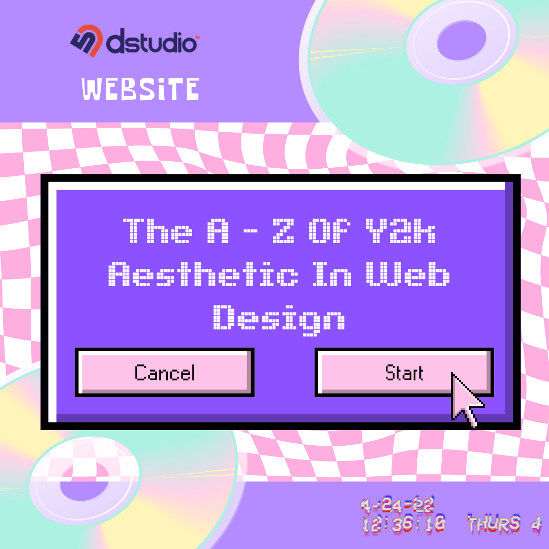 retro-futuristic Y2K internet aesthetic