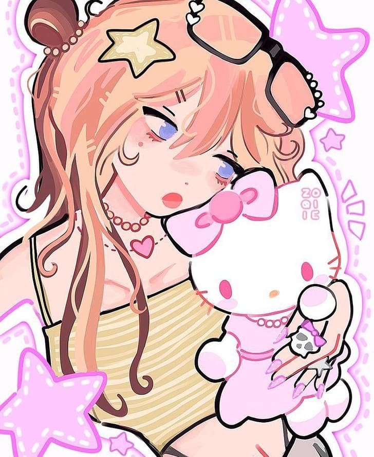 retro Hello Kitty pfp style