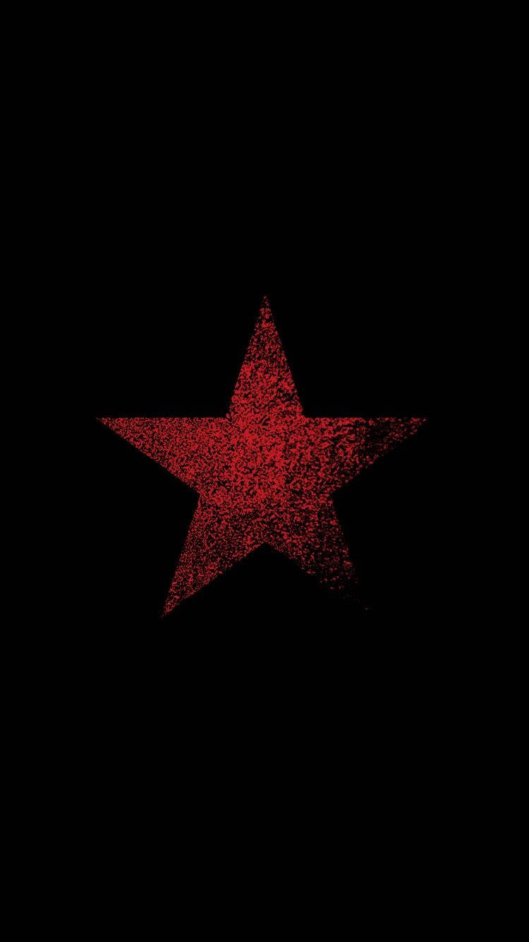 retro red star wallpaper for y2k aesthetic