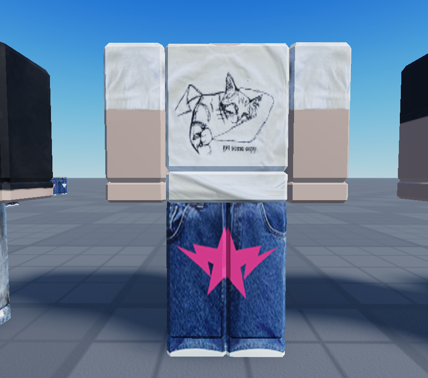 retro Y2K Roblox shirt template ideas