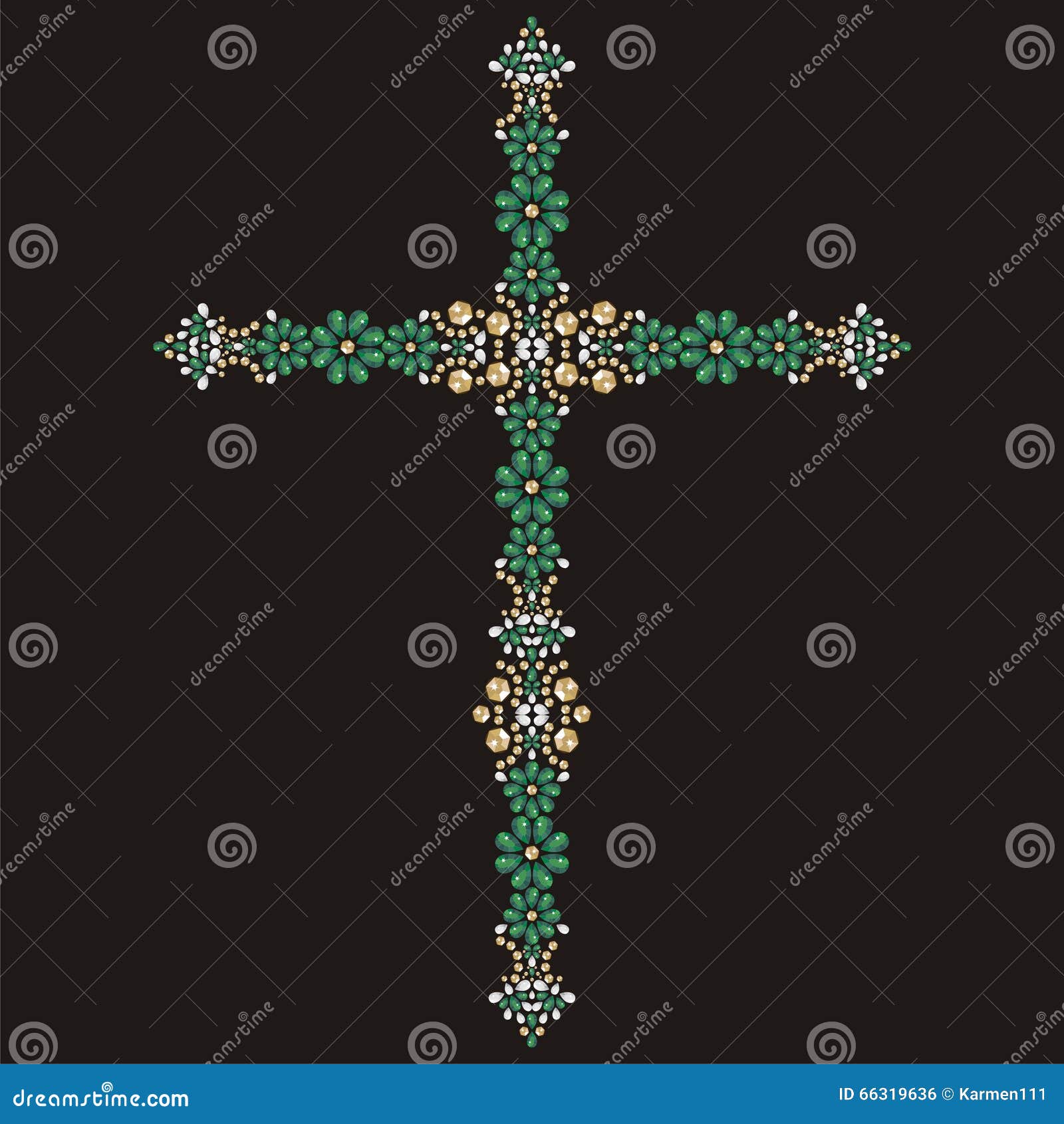 Rhinestone y2k cross wallpaper 0016