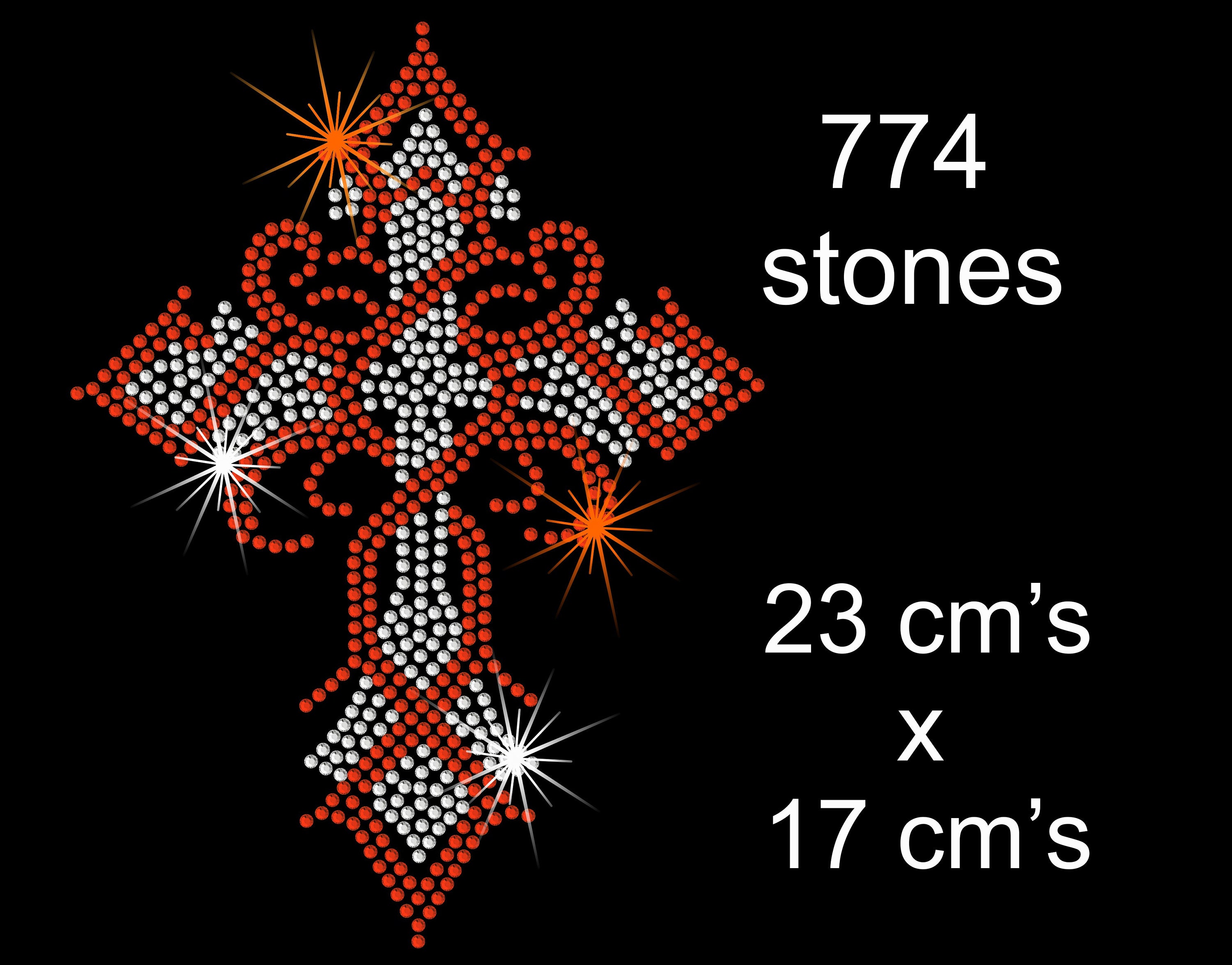 Rhinestone y2k cross wallpaper 0022