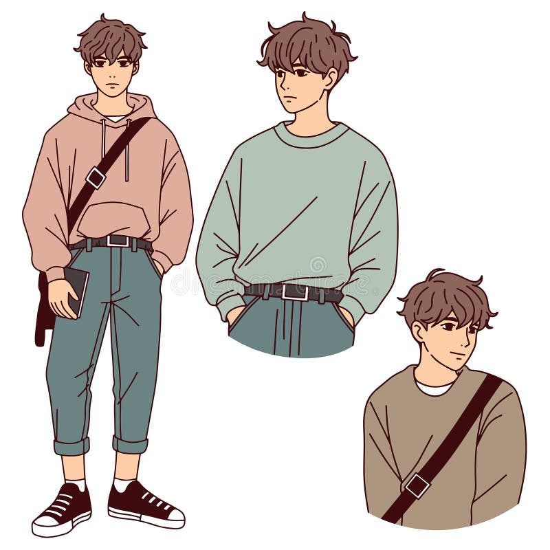 soft y2k style drawing boy 0026