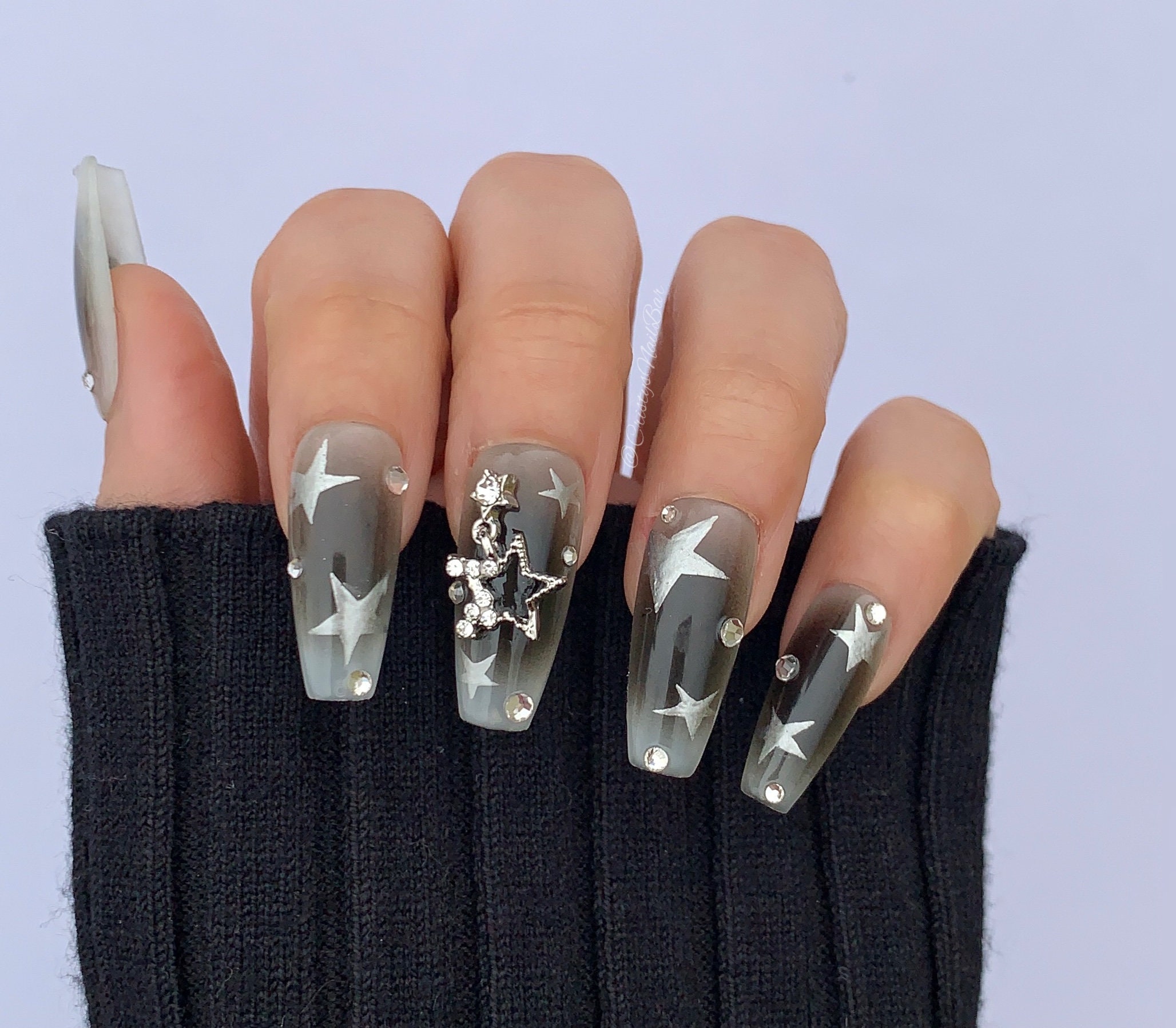 star nails inspirations Y2K