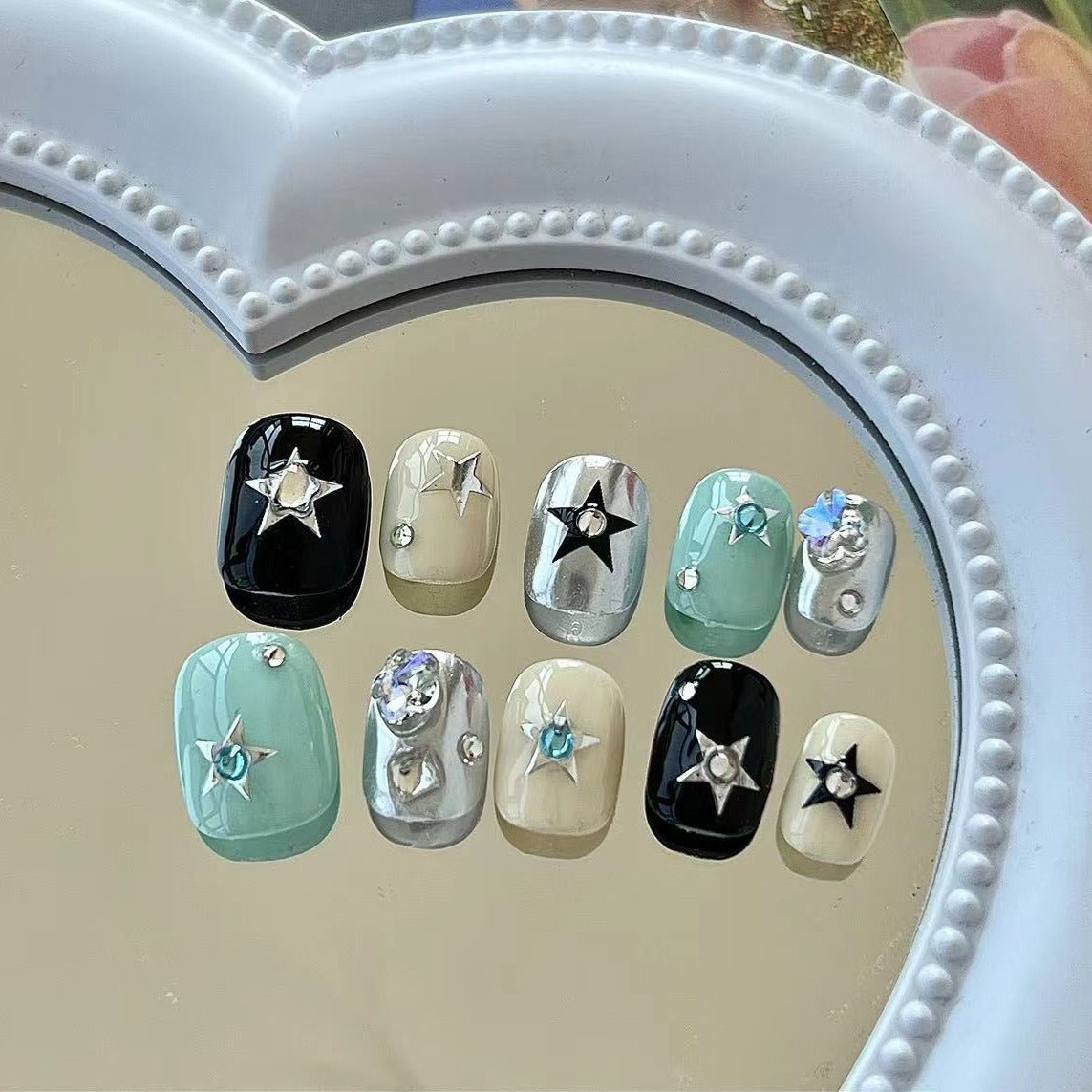 star nails y2k 0017