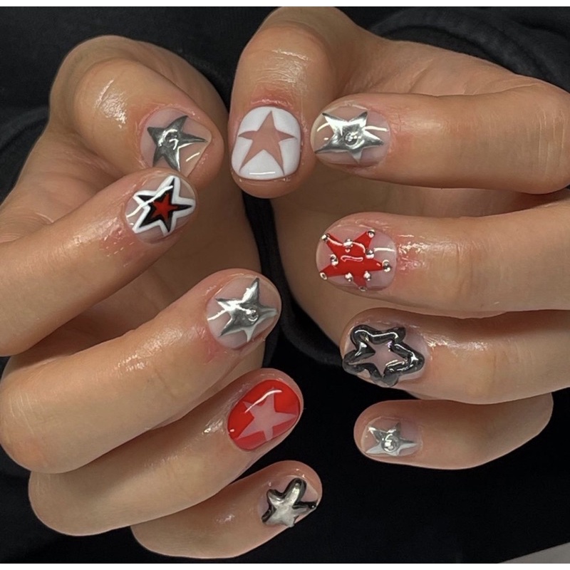 star nails y2k 0061