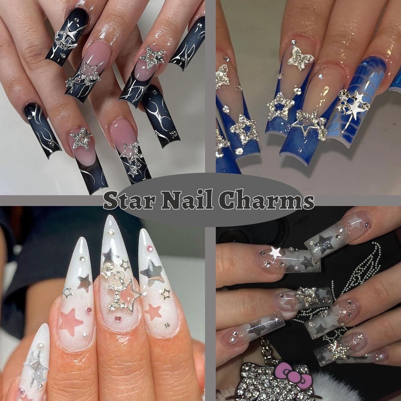 star nails y2k 0081