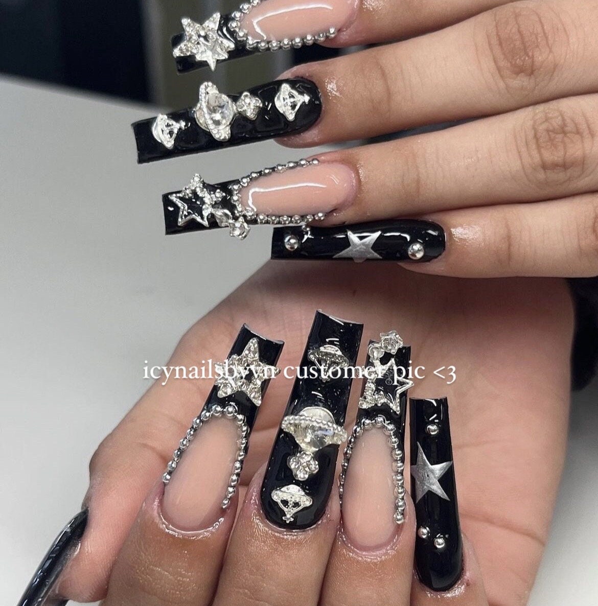 star nails y2k 0091