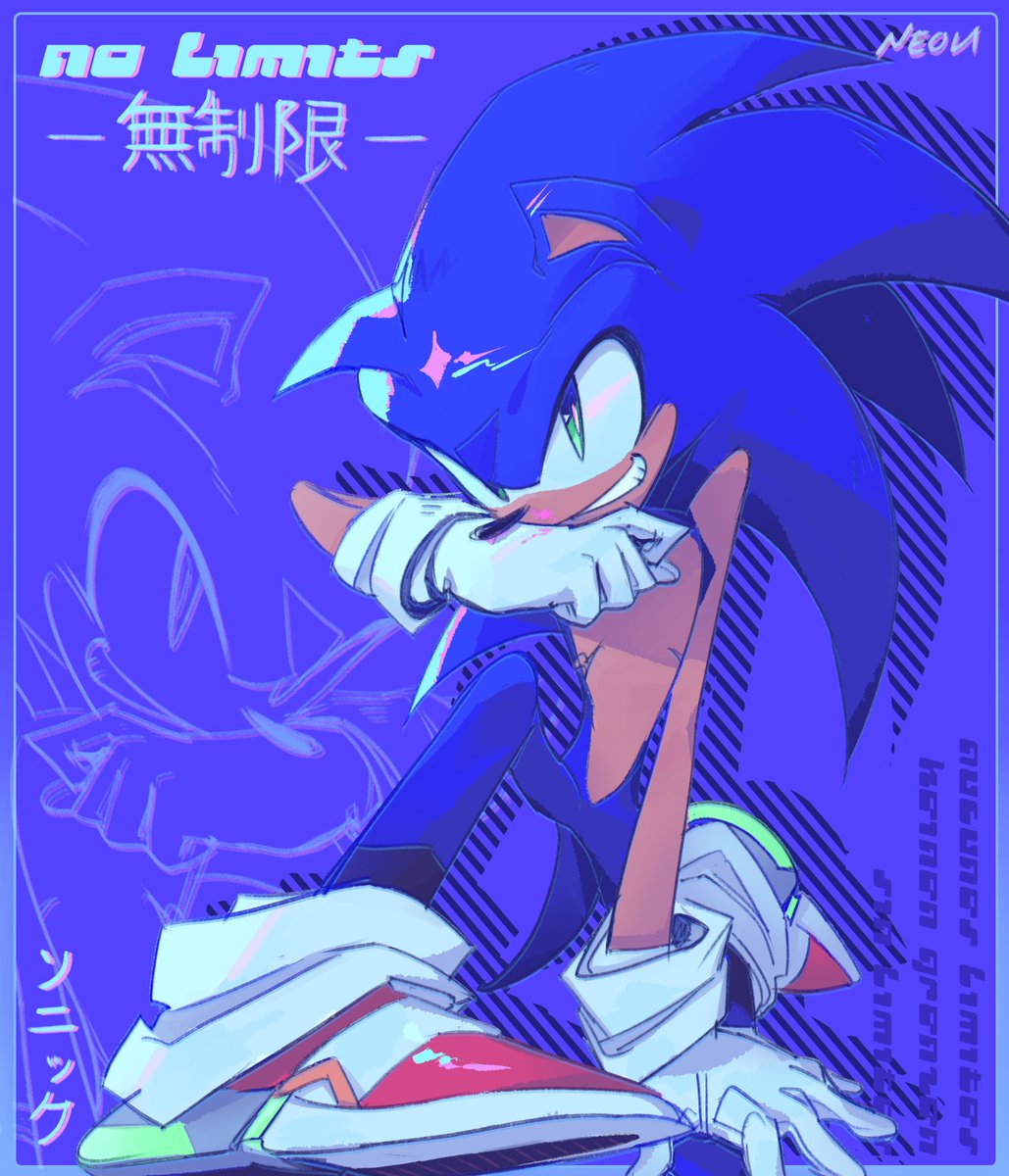 stylish Sonic pfp for y2k enthusiasts