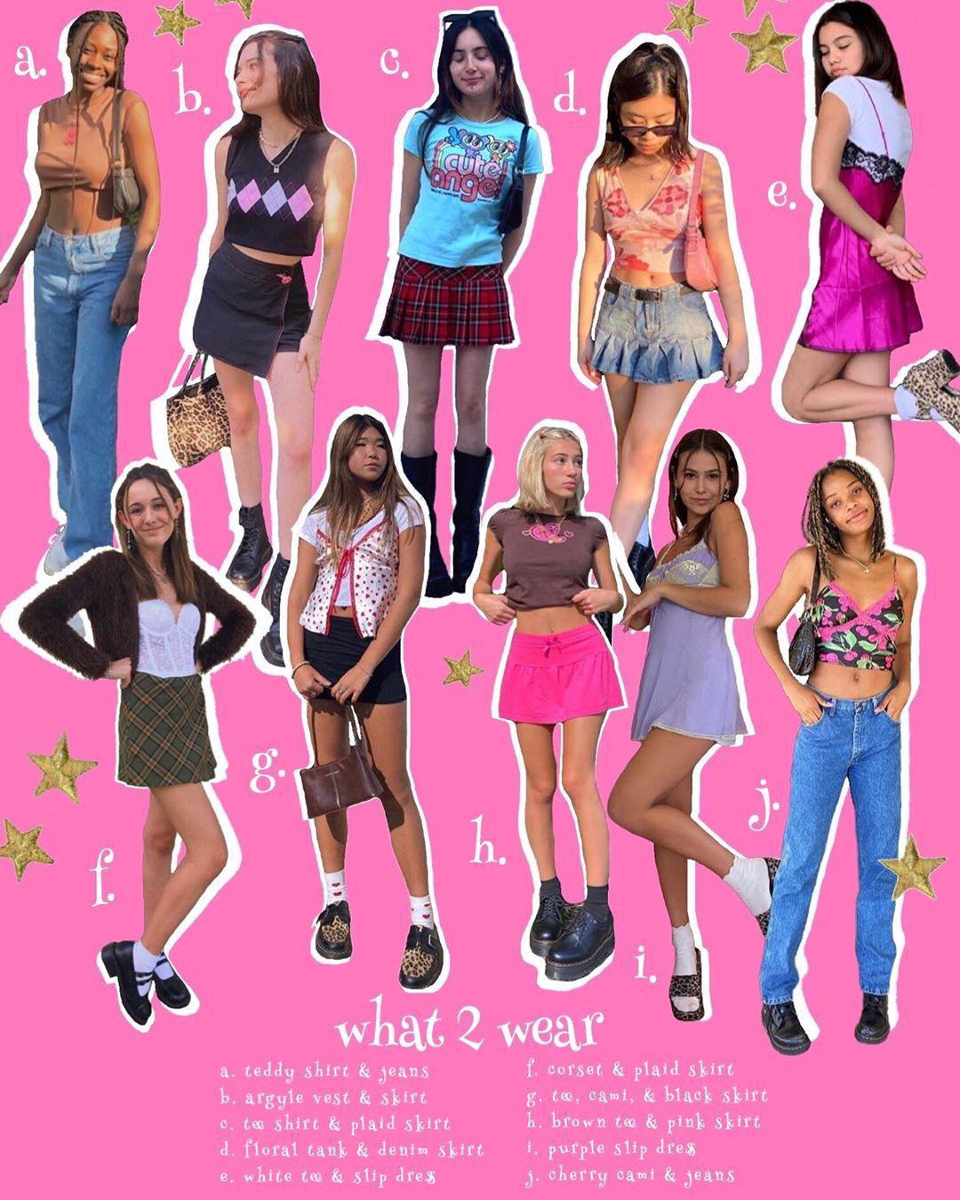 trendy Y2K girlies vibes