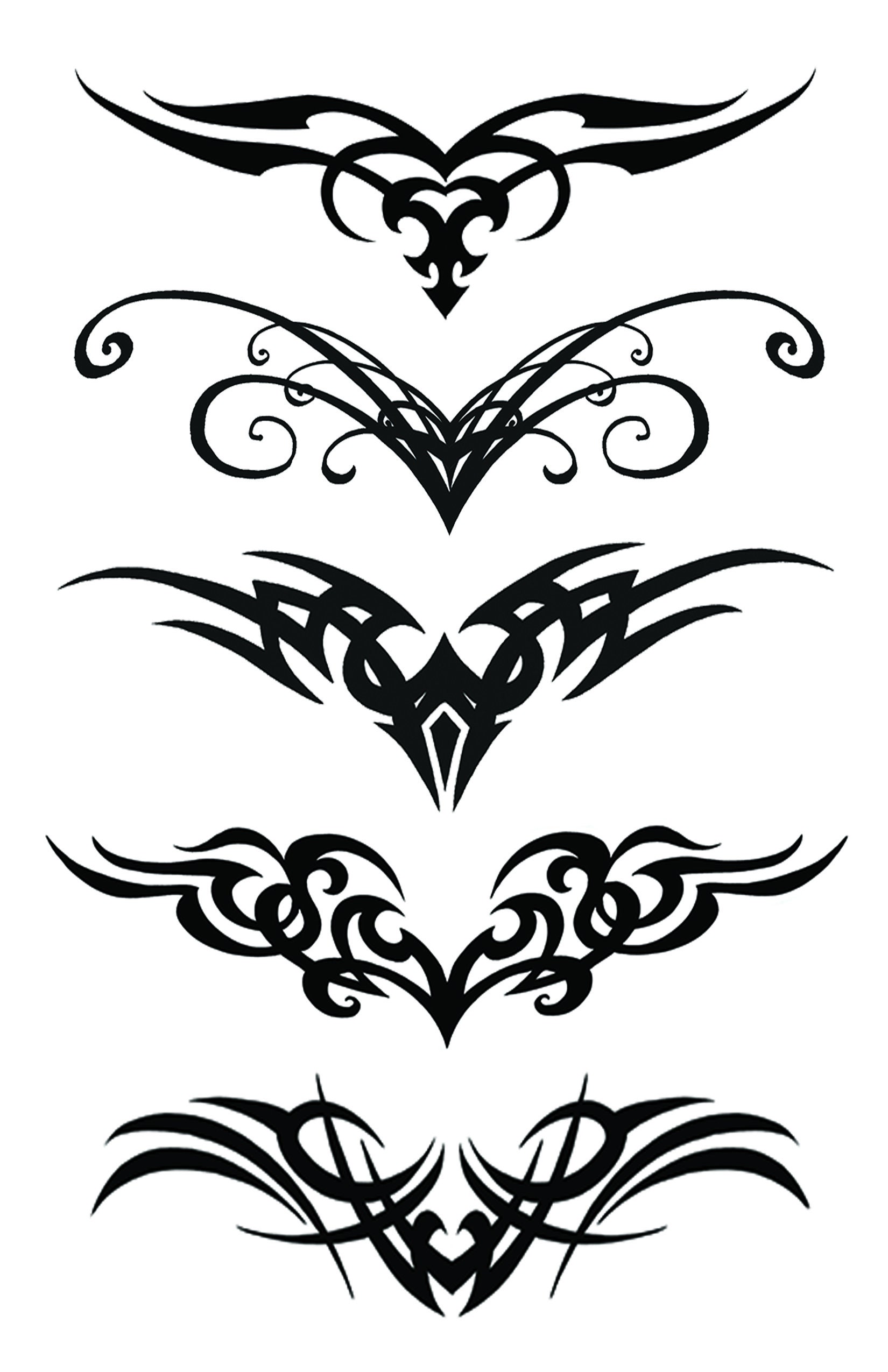 trendy Y2K tramp stamp motifs