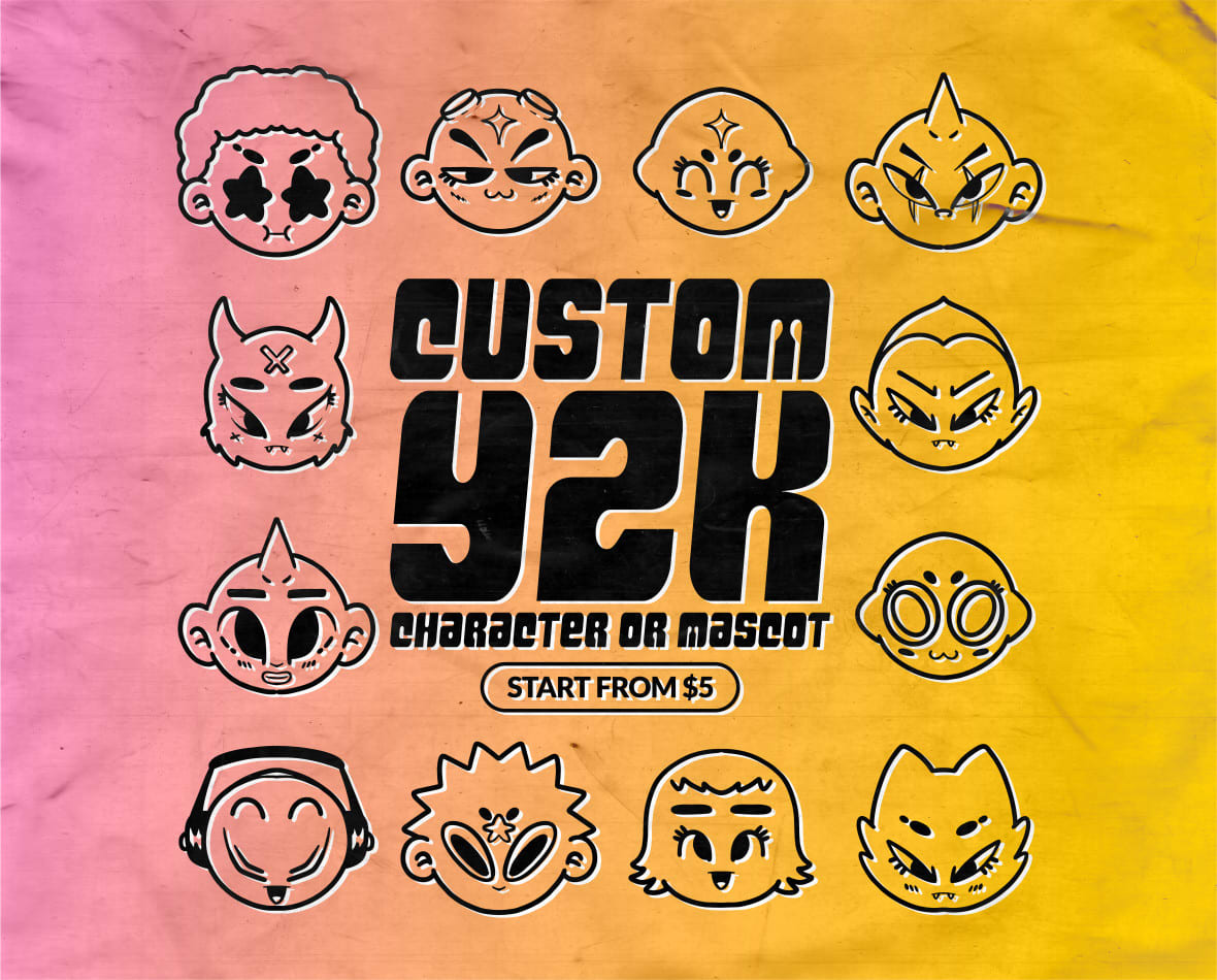 unique y2k character moto styles