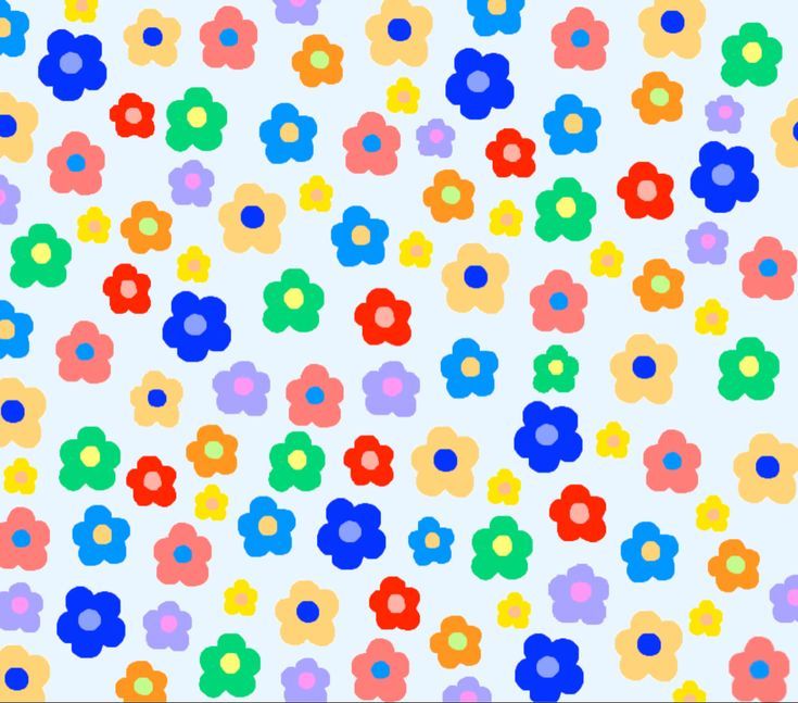 vibrant y2k flower wallpaper ideas