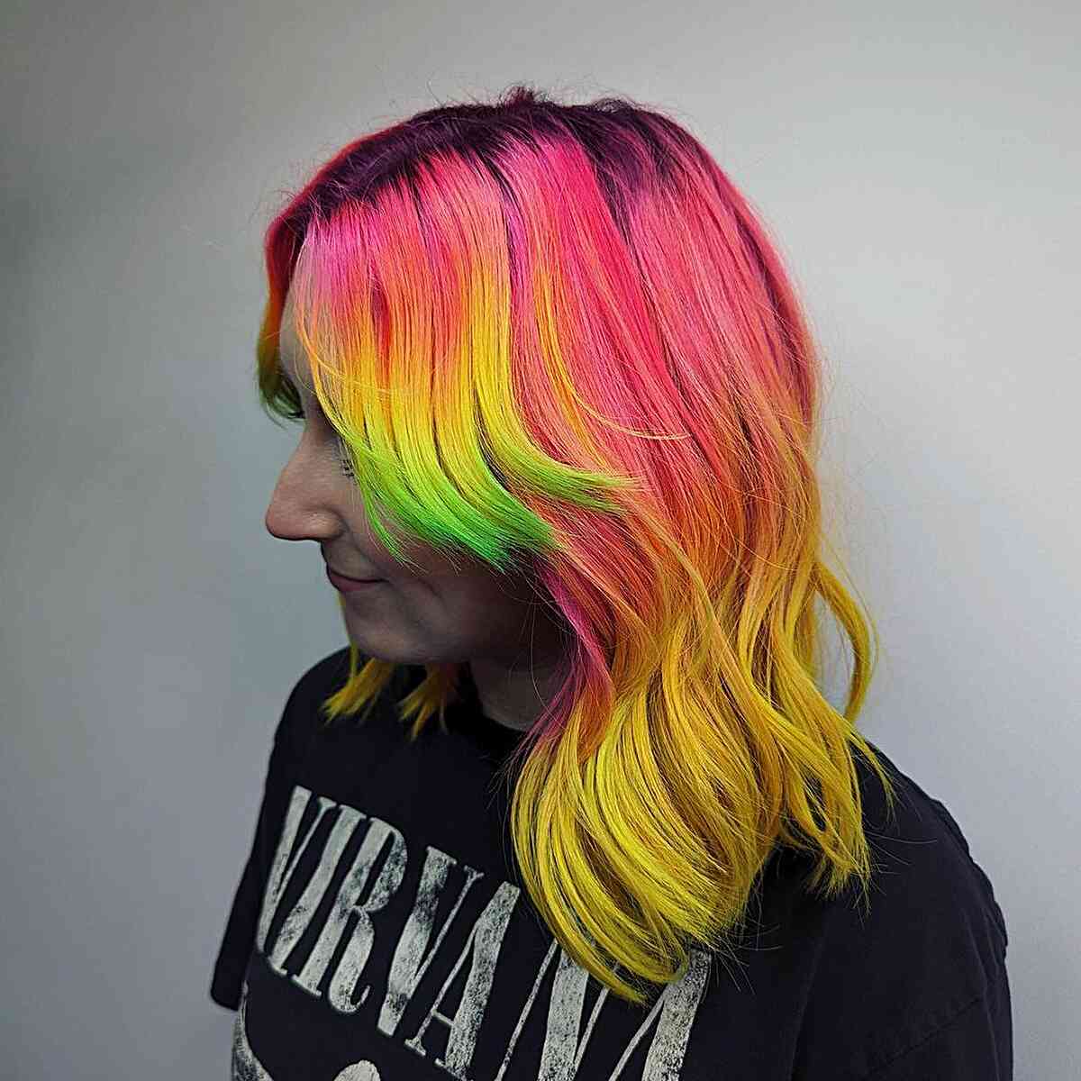 vibrant Y2K hair dye ideas