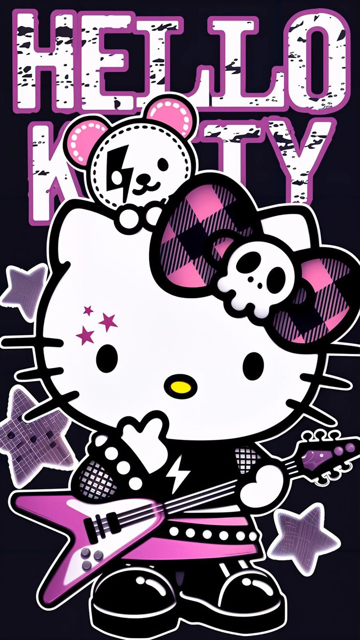 vivid Y2K Hello Kitty themes.