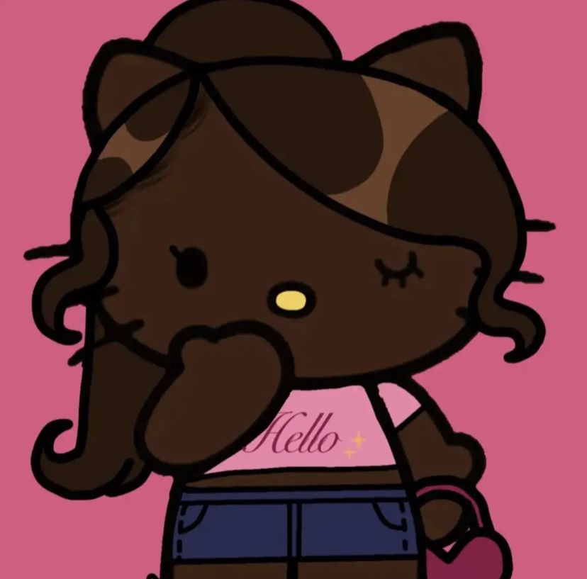 y2k black girl Hello Kitty pfp 0025