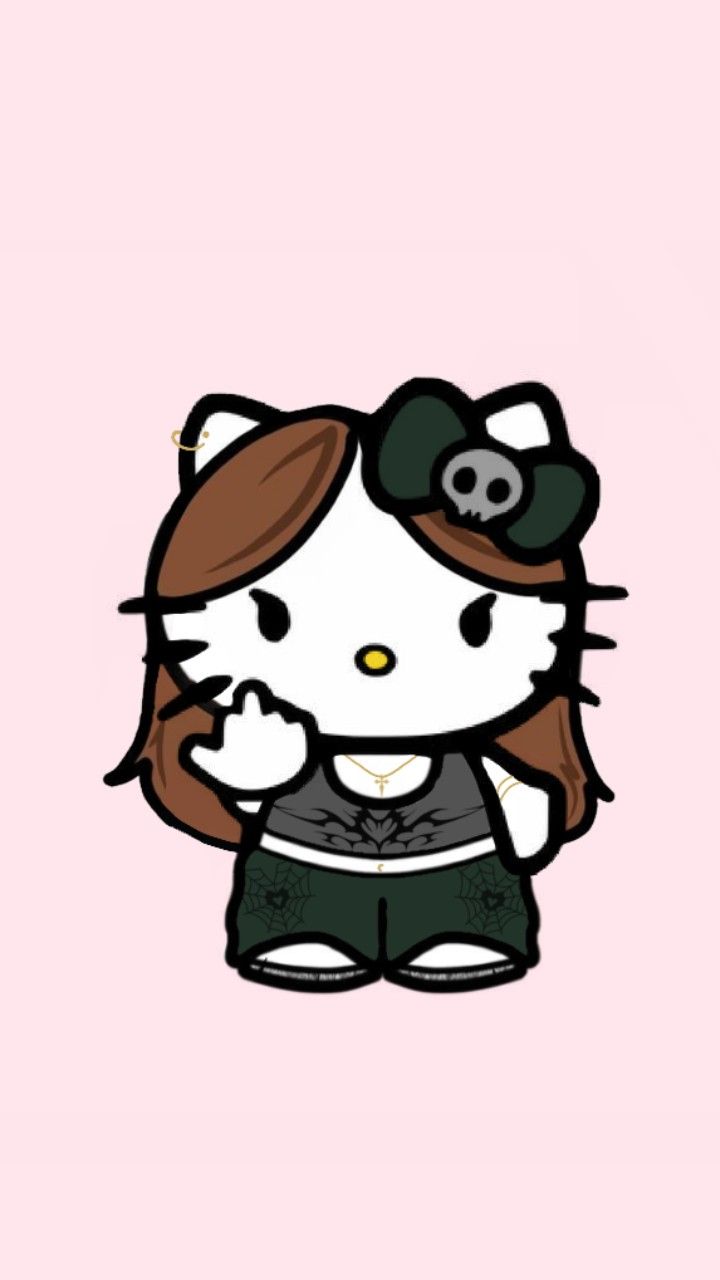 y2k black girl Hello Kitty pfp 0030