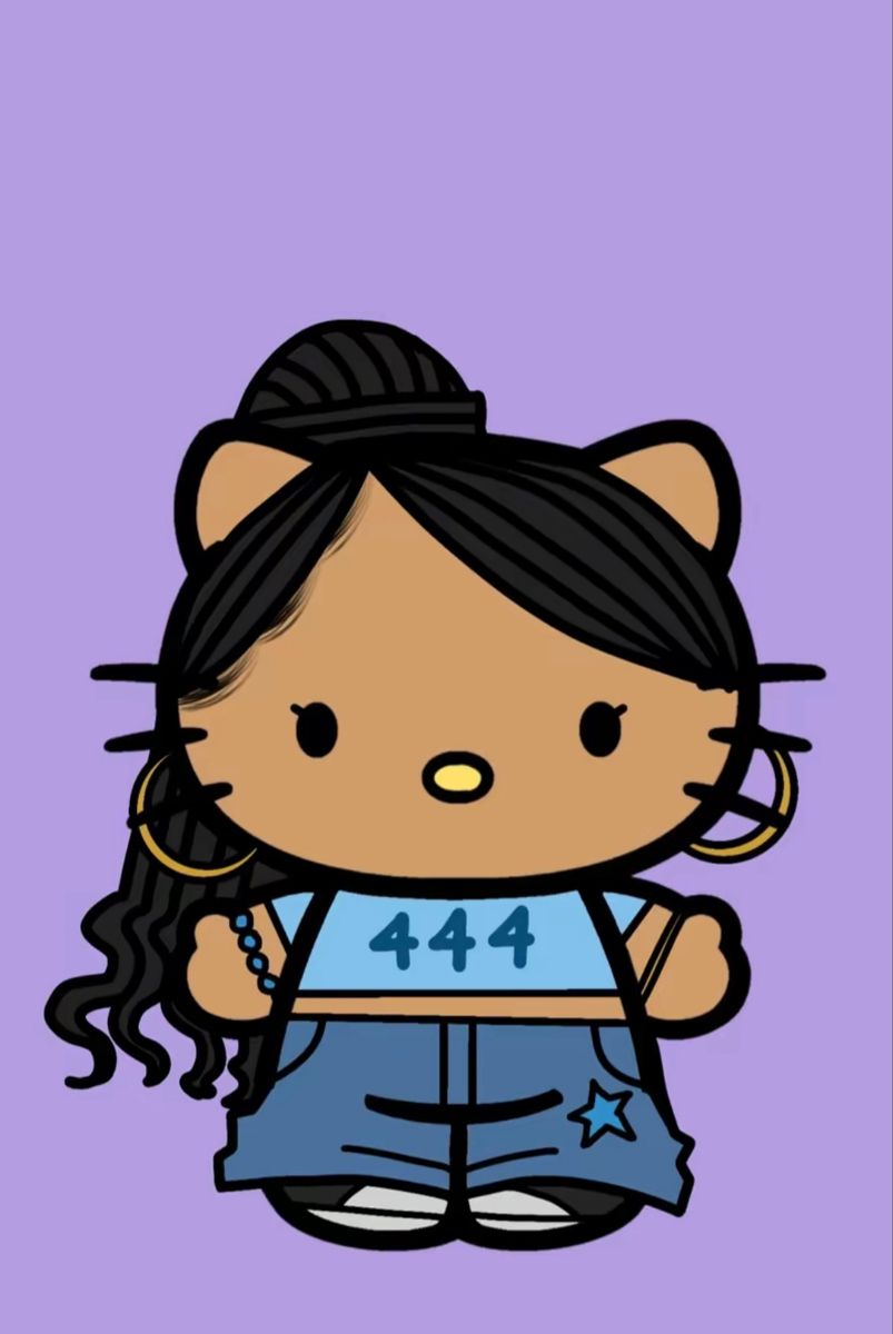 y2k black girl Hello Kitty pfp 0031