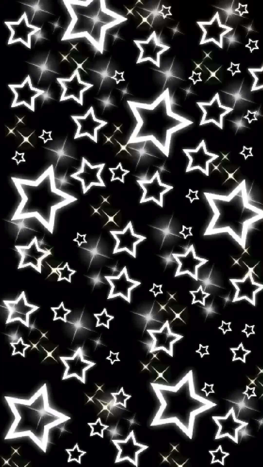 y2k black star pattern wallpapers