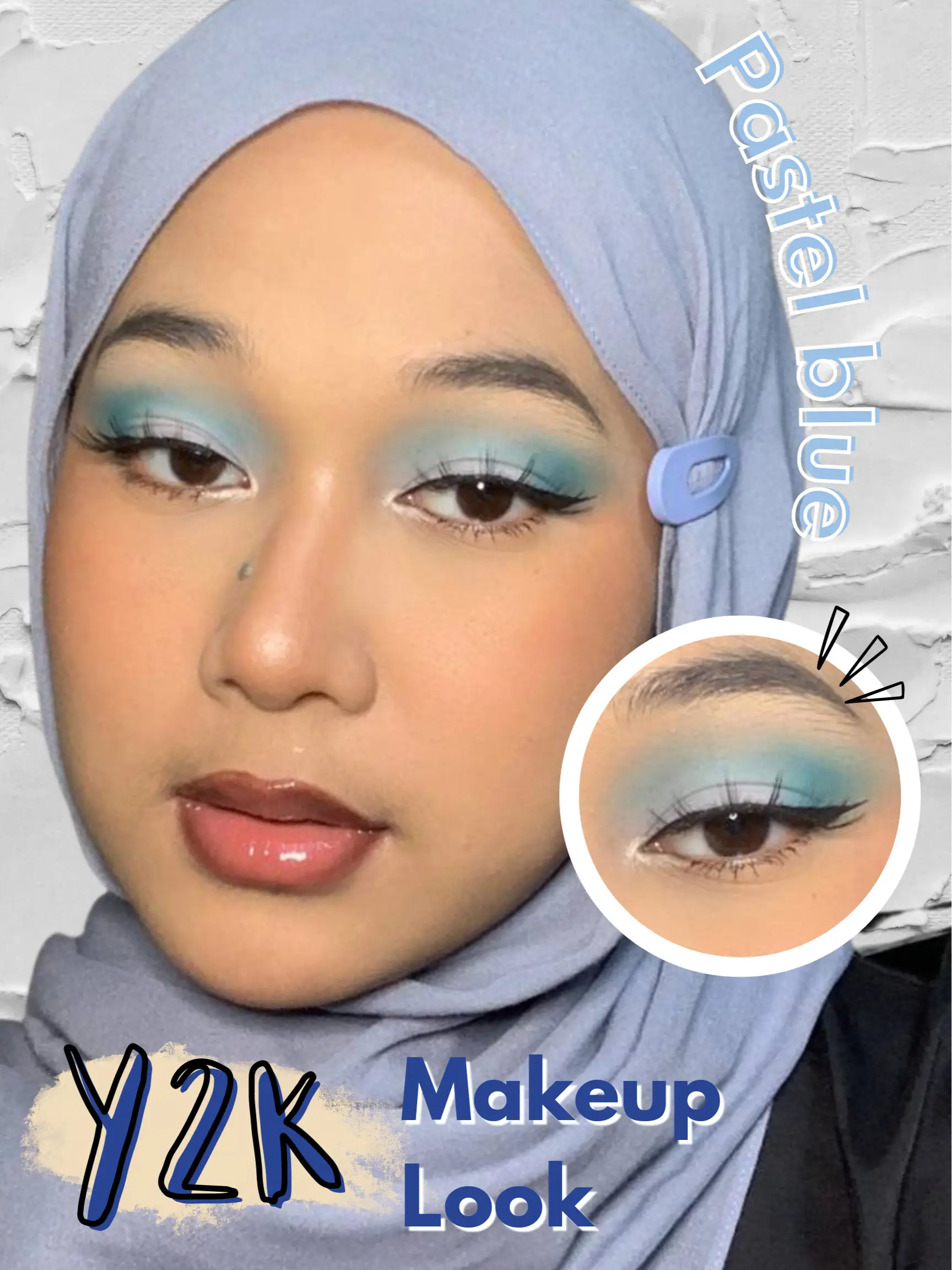 y2k blue eyeshadow application tips