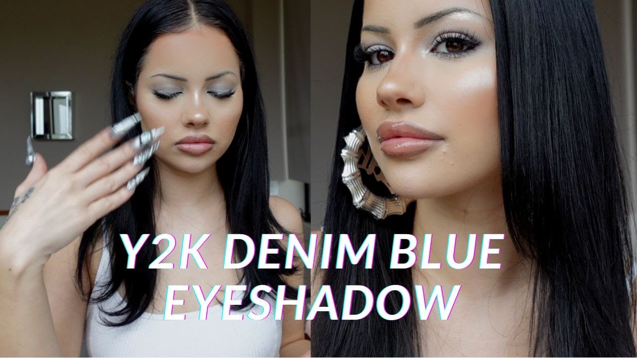 y2k blue eyeshadow for parties