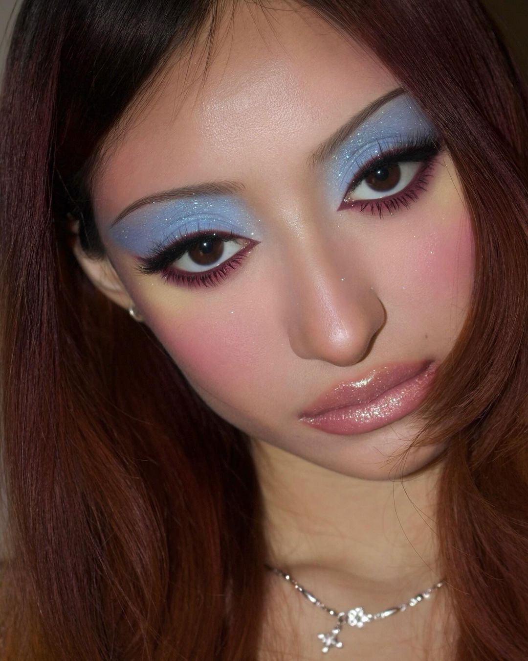 y2k blue eyeshadow 0064