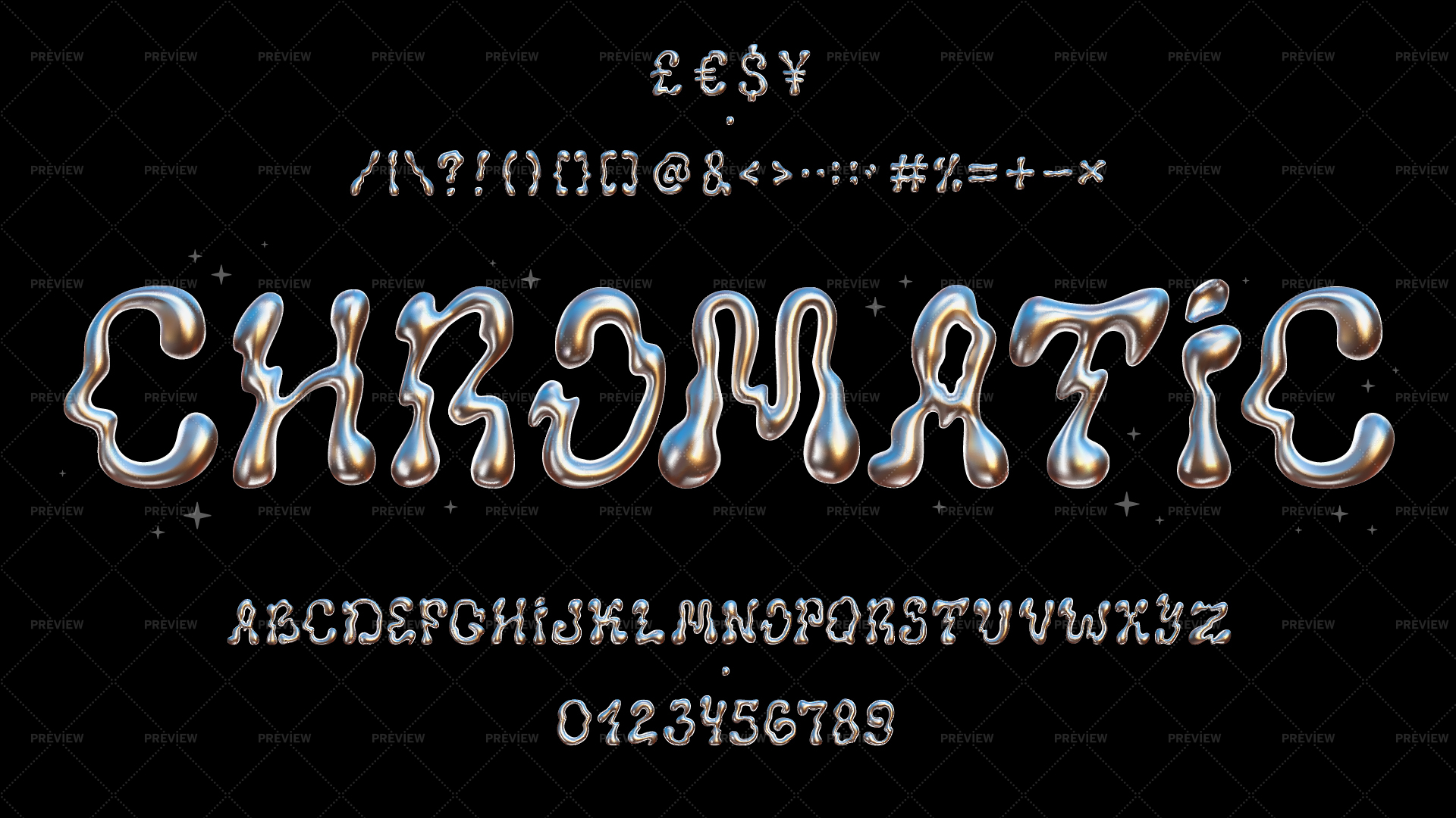 y2k bubble font 0028