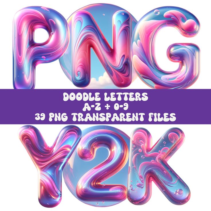 y2k bubble font 0062