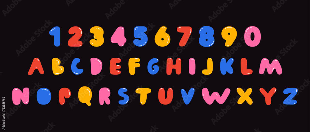 y2k bubble font 0064