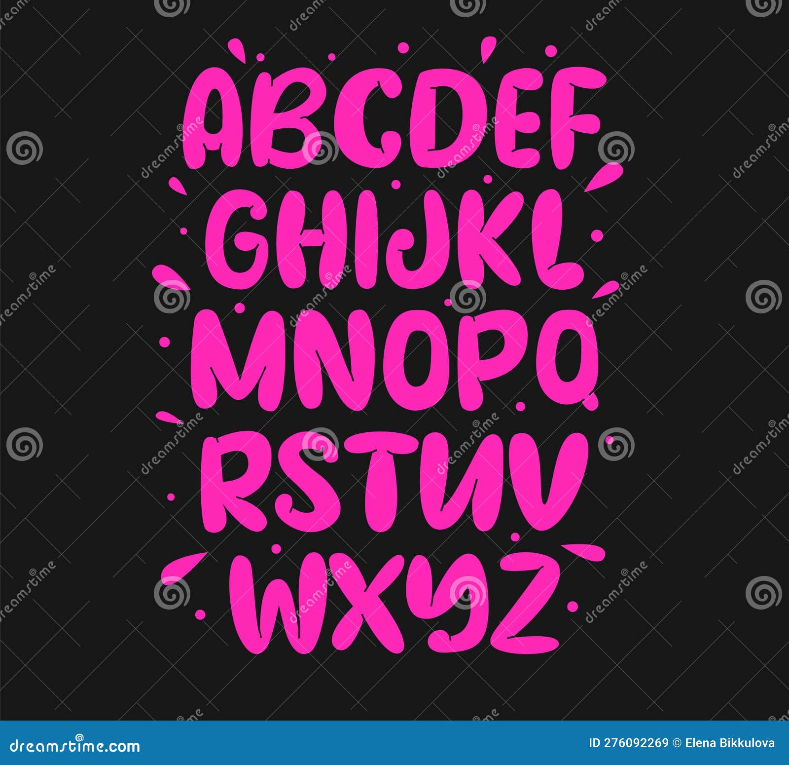 y2k bubble font 0091