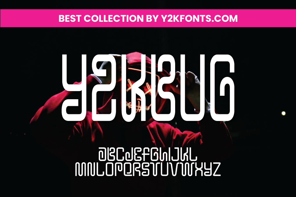 y2k bubble font 0099