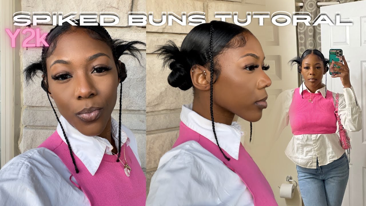 y2k bun hairstyles