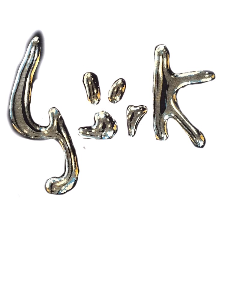 y2k chrome font 0033