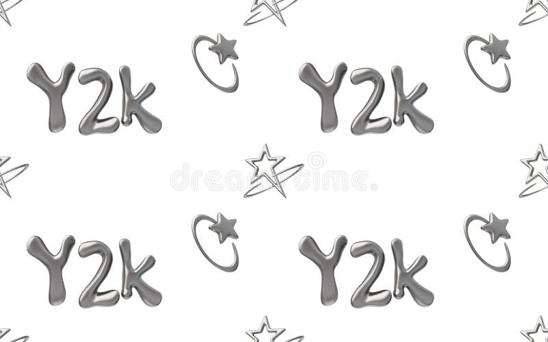 y2k chrome font 0068