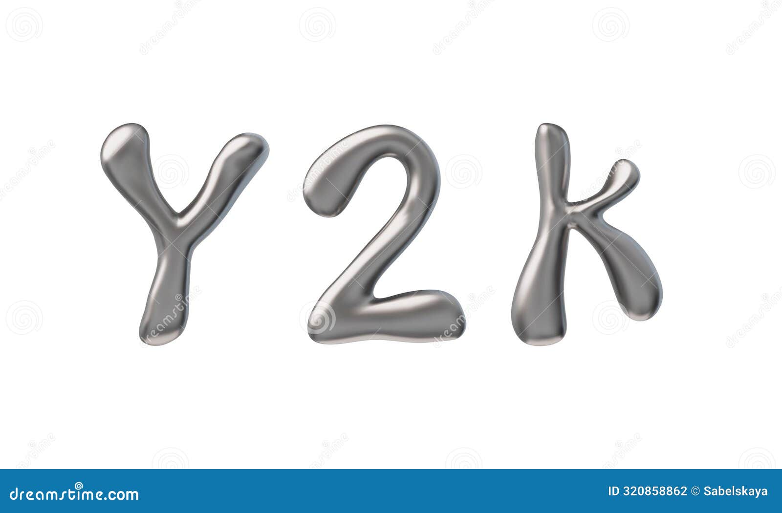 y2k chrome font 0093