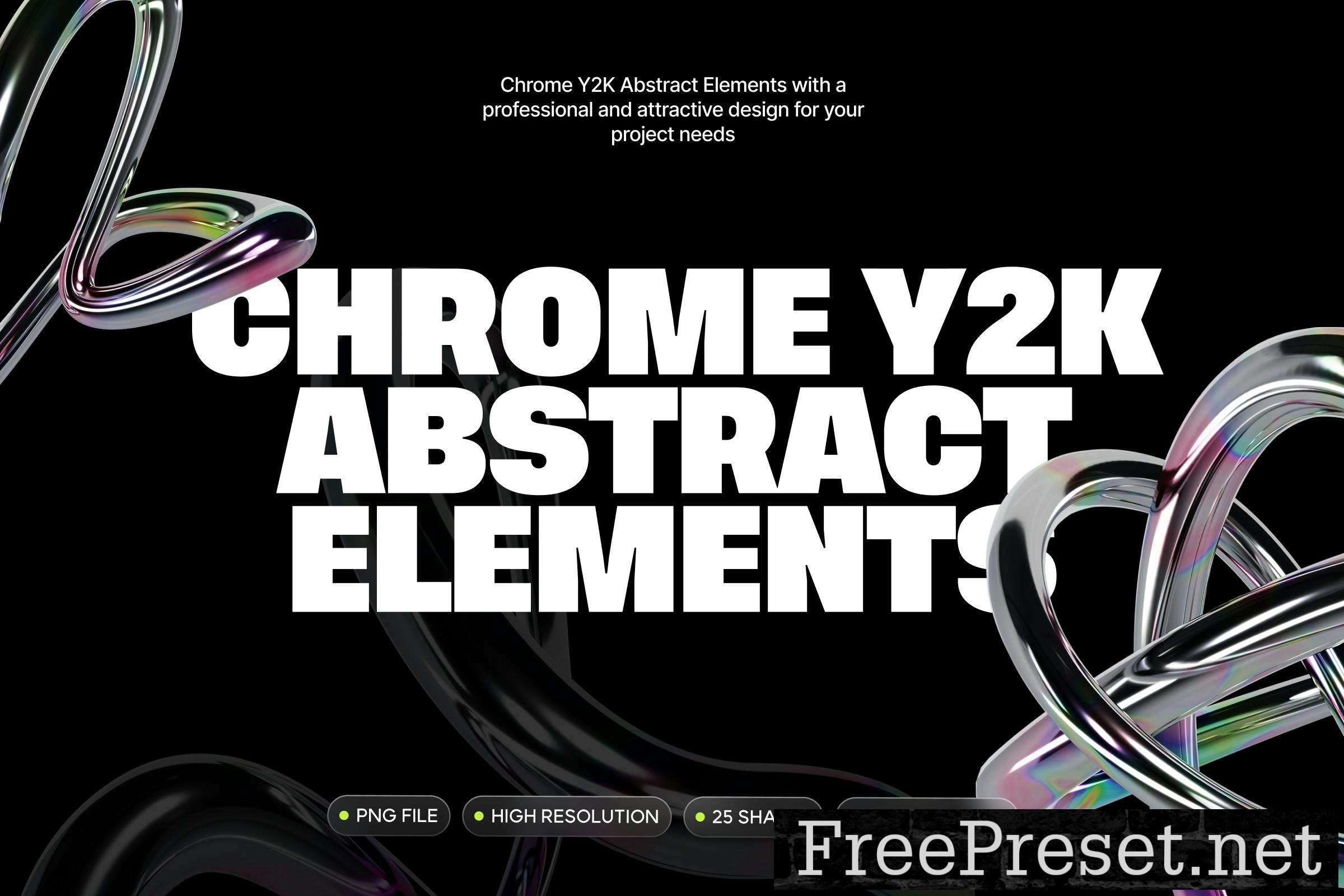 y2k chrome png 0029