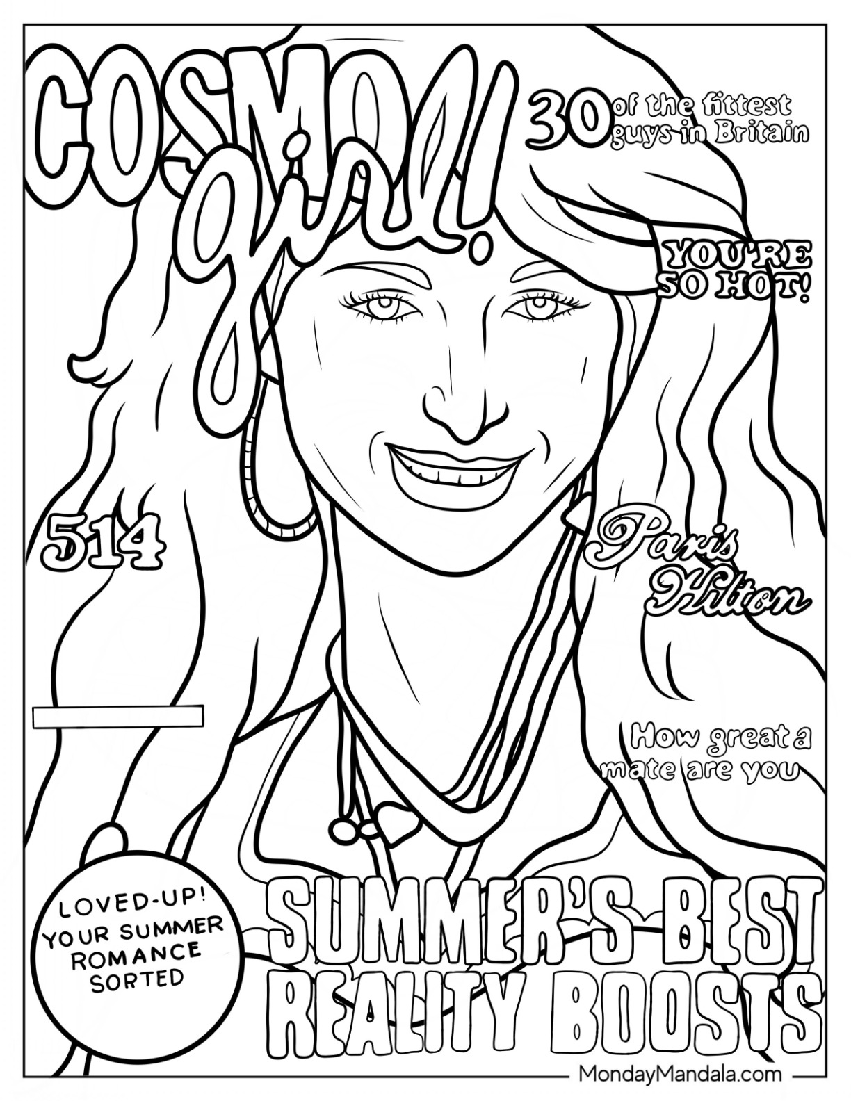 y2k coloring pages 0011