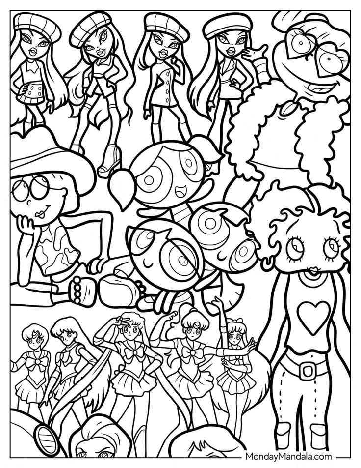 y2k coloring pages 0081