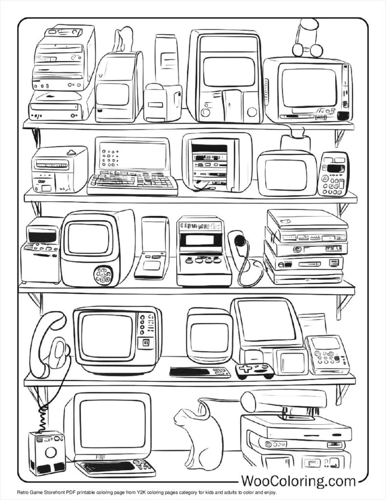 y2k coloring pages 0083