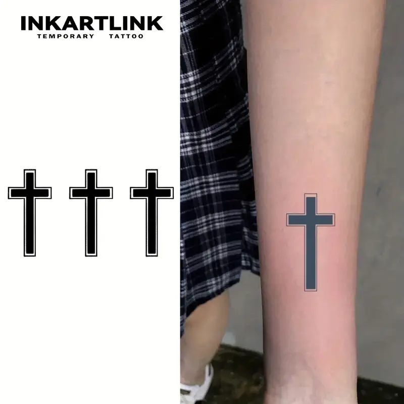 y2k cross tattoo 0014